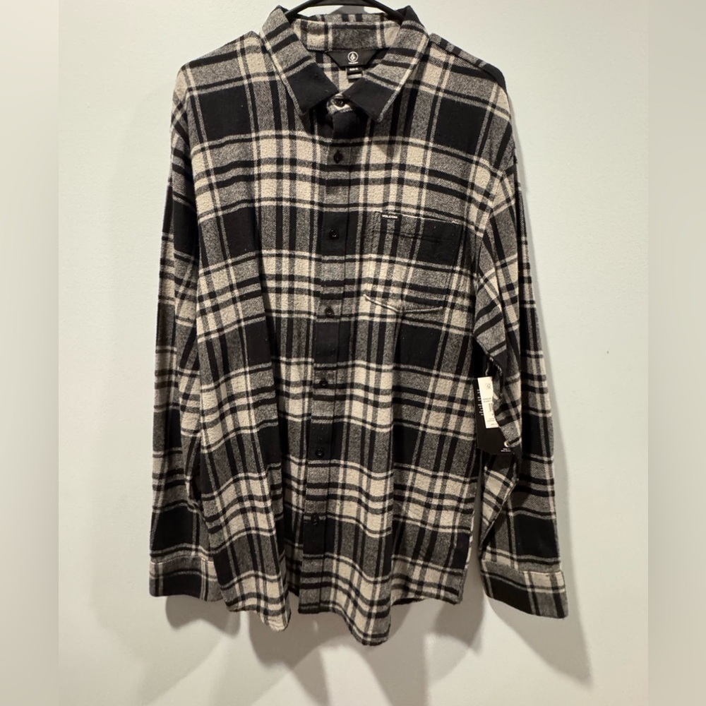 Volcom button down Fleece Jacket Men’s XL